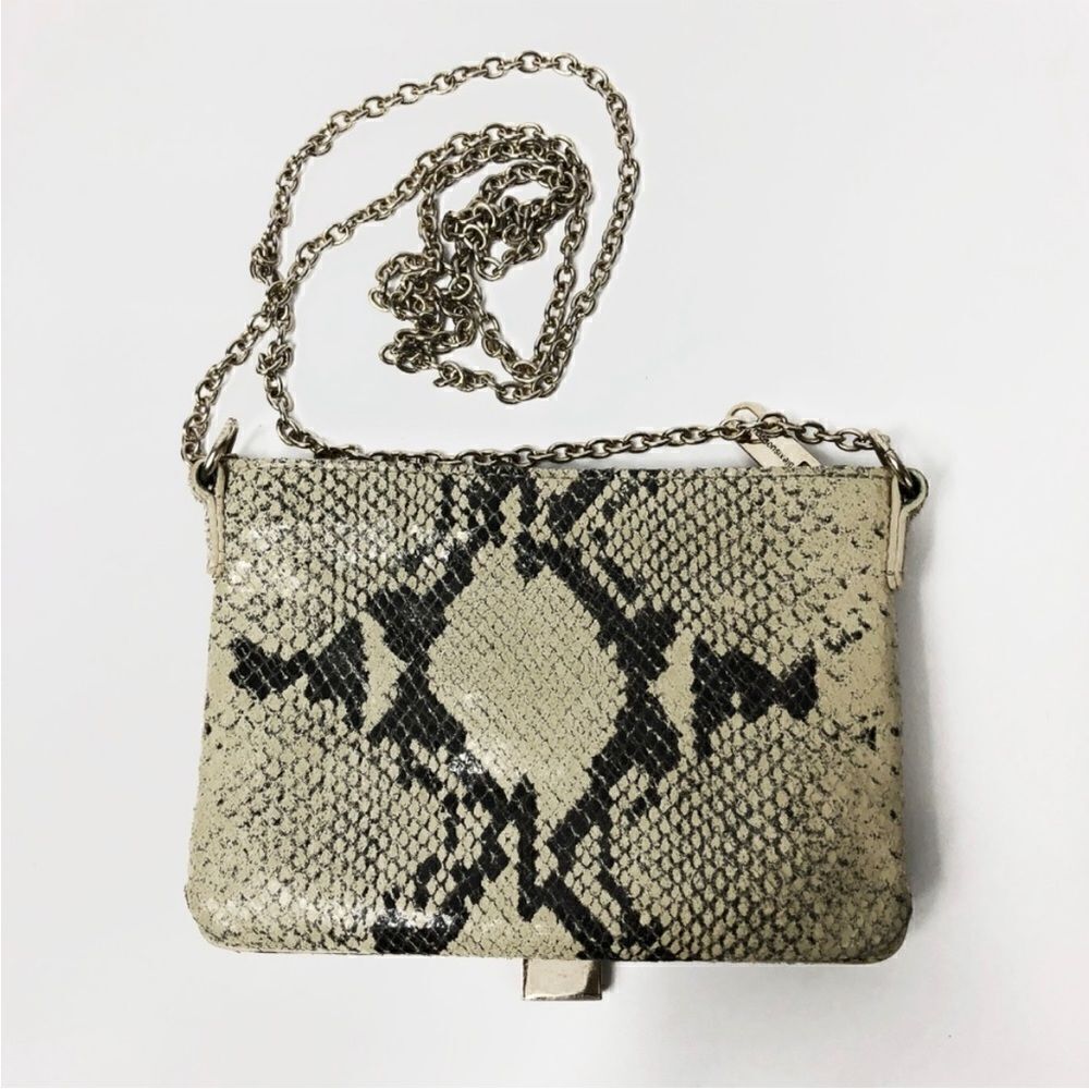 Alexis Hudson Queens Mini Snakeskin Crossbody Bag - Picture 4 of 6